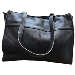 NWOT - The Sak Black Leather Alameda Satchel